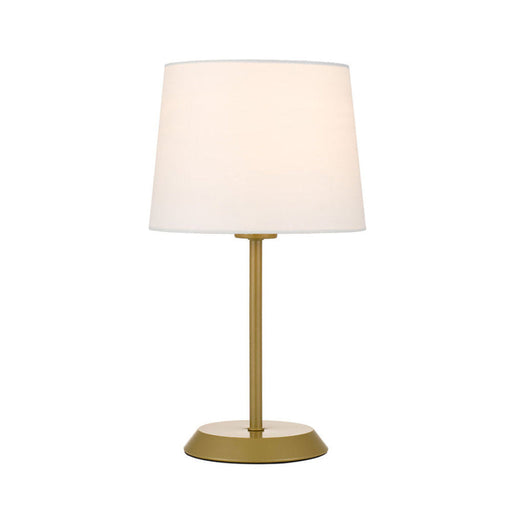 Buy Table Lamps Australia Jaxon 1 Light Table Lamp Gold & Ivory - JAXON TL-GDIV
