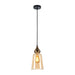 Buy Pendant Lights Australia Interior Ellipse Glass Shape 1 Light Pendant Bronze Amber - JEREZ1