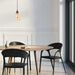 Buy Pendant Lights Australia Interior Ellipse Glass Shape 1 Light Pendant Bronze Amber - JEREZ1