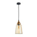 Buy Pendant Lights Australia Interior Ellipse Glass Shape 1 Light Pendant Bronze Amber - JEREZ1
