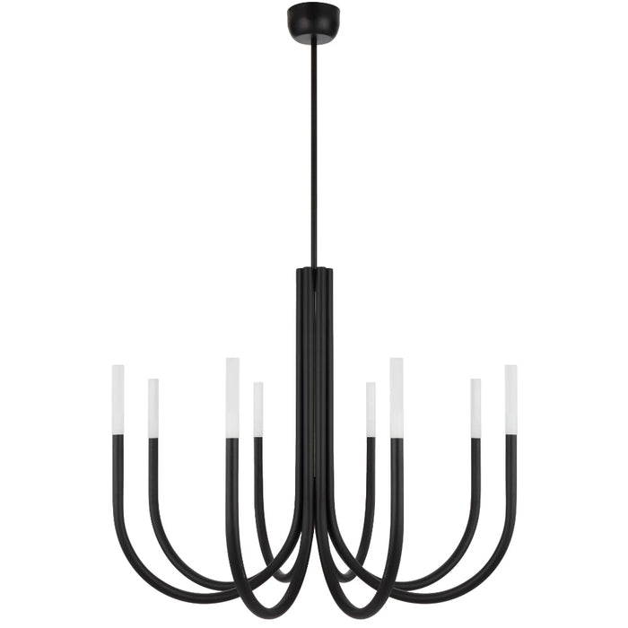 Joshua 8 Light LED Pendant Black - JOSHUA PE8-BK