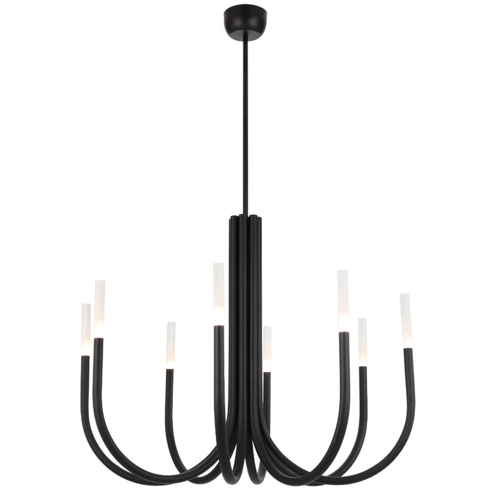 Joshua 8 Light LED Pendant Black - JOSHUA PE8-BK