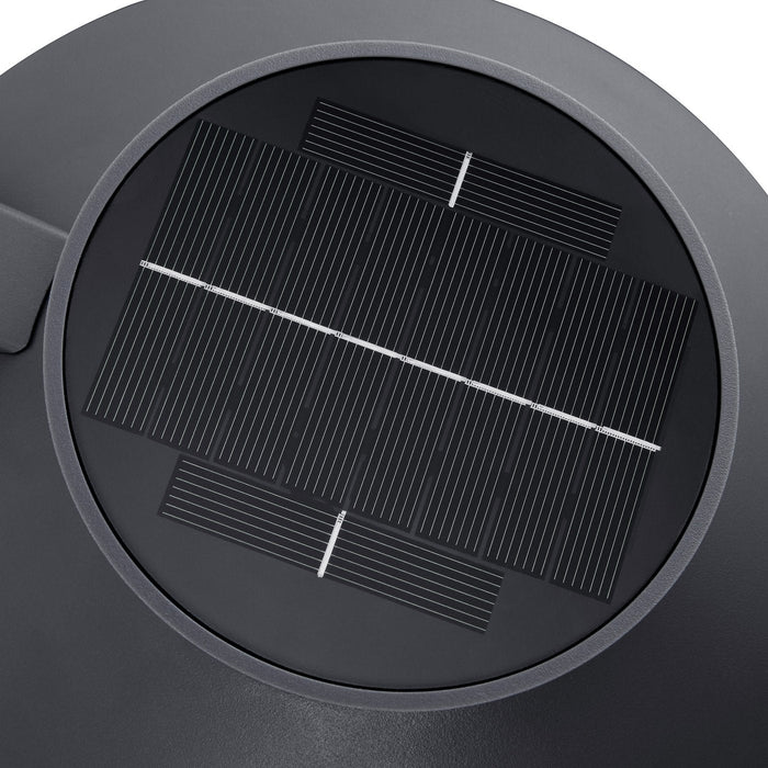 Justina Solar LED Wall Light Anthracite - 2418071050
