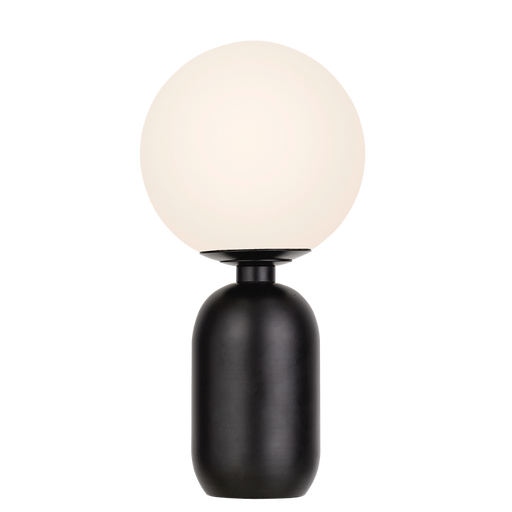 Buy Pendant Lights Australia Kade 1 Light Pendant 300mm Black & Opal KADE TL-BK+OP