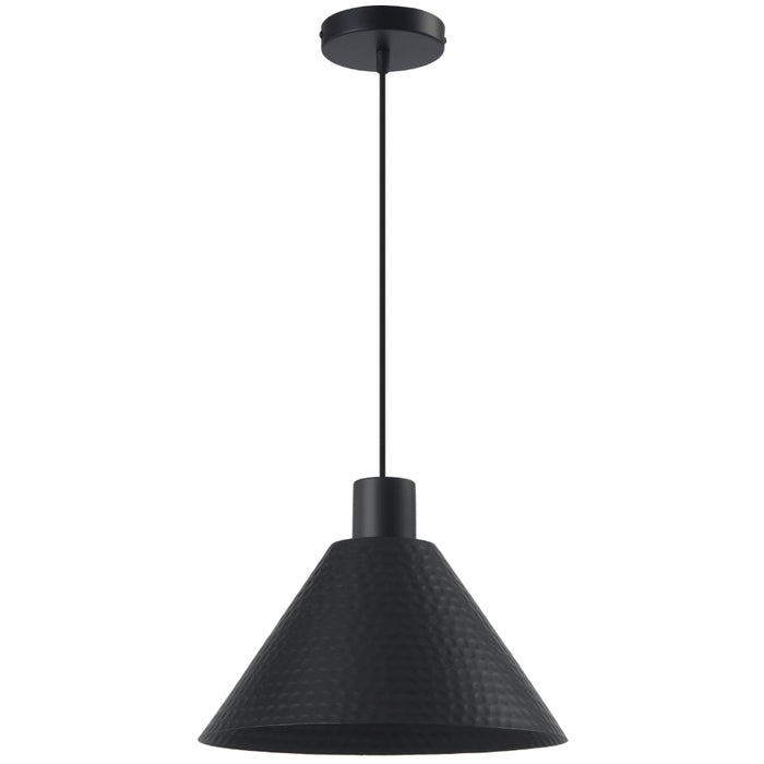 Kestra Iron 320mm Pendant Black - KESTRA PE30-BK