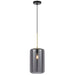 Buy Pendant Lights Australia Korova Pendant Lights 340 mm Smoke Glass - KOROVA PEM-BRSSM