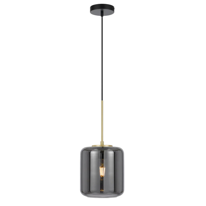 Buy Pendant Lights Australia Korova Pendant Lights 230mm Smoke Glass - KOROVA PES-BRSSM