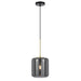 Buy Pendant Lights Australia Korova Pendant Lights 230mm Smoke Glass - KOROVA PES-BRSSM