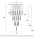 Buy Cluster Pendants Australia KURTZ Cluster Pendant 37 Lights Chrome 4000K - KURTZ PE37-CH4K