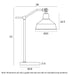 Buy Desk Lamps Australia Kylan Desk Lamp W200mm Antique Gold - KYLAN TL20-AG