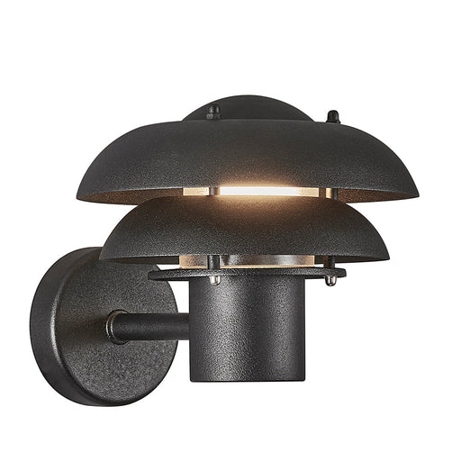 Buy Exterior Wall Lights Australia Kurnos Exterior Wall Light W200mm Black Metal - 2118061003