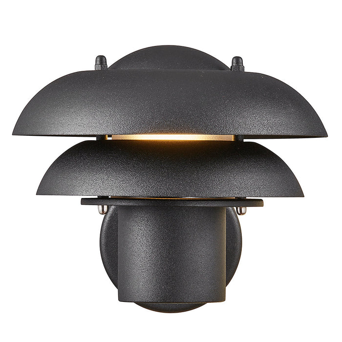 Buy Exterior Wall Lights Australia Kurnos Exterior Wall Light W200mm Black Metal - 2118061003
