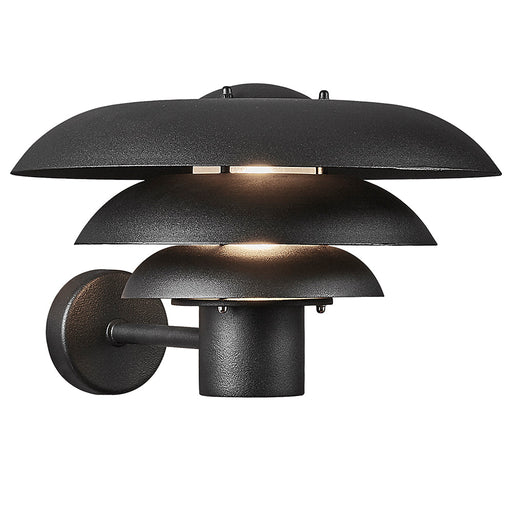 Buy Exterior Wall Lights Australia Kurnos Exterior Wall Light W350mm Black Metal - 2118071003
