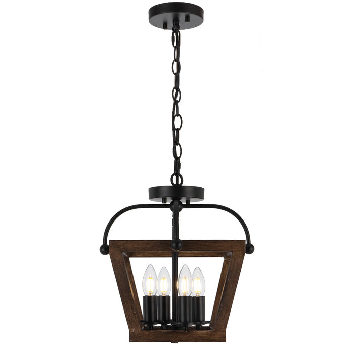Lacota 4 Light Pendant CTC Black - LACOTA CTC4-BK