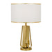 Buy Table Lamps Australia Laila 1 Light Table Lamp Antique Gold & Ivory - LAILA TL-AGIV