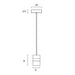 Buy Mini Pendants Australia LANG Mini Pendant Light Black - LANG CS-BKBK
