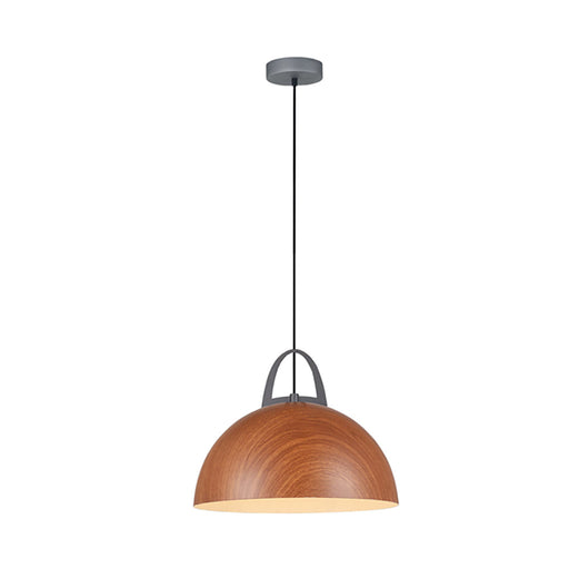 Buy Pendant Lights Australia LEGNA Salem Oak 1 Light Pendant Dome Shape - LEGNA4