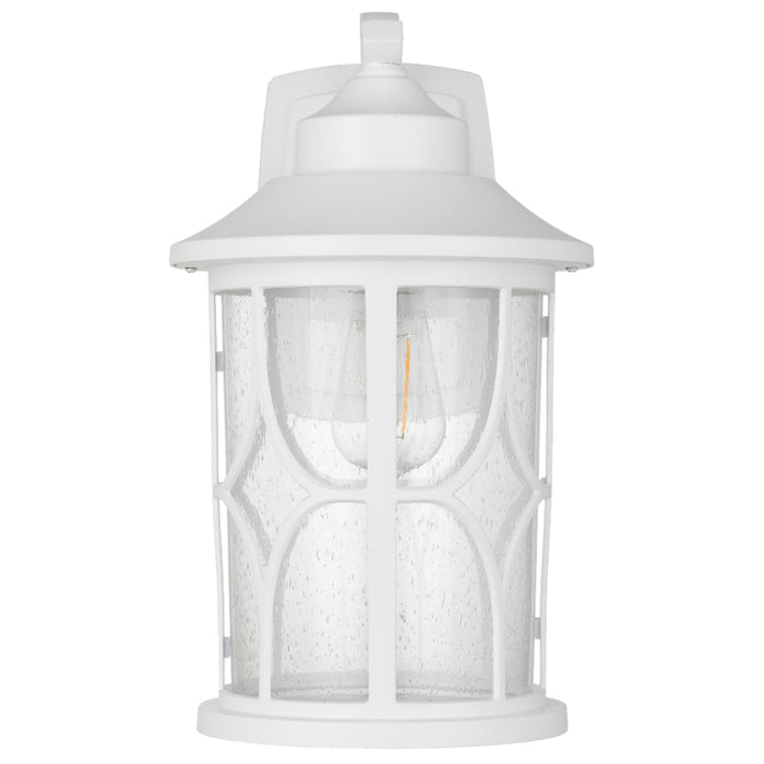 Buy Outdoor Wall Lanterns Australia Lenore Outdoor Wall Lantern W185mm White - LENORE EX215-WH
