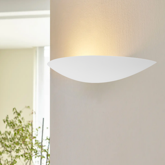 Leone Gypsum Wall Light White - LEONE WB-WH