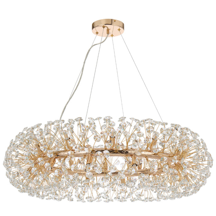Lerida 24 Light Pendant Gold & Clear - LERIDA PE24-GD