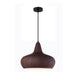 Buy Pendant Lights Australia LIGNA Cherry Black Walnut 1 Light Pendant Wine Glass Shape - LIGNA06