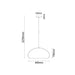 Buy Pendant Lights Australia LIGNA Cherry Black Walnut 1 Light Pendant Dome Shape - LIGNA09