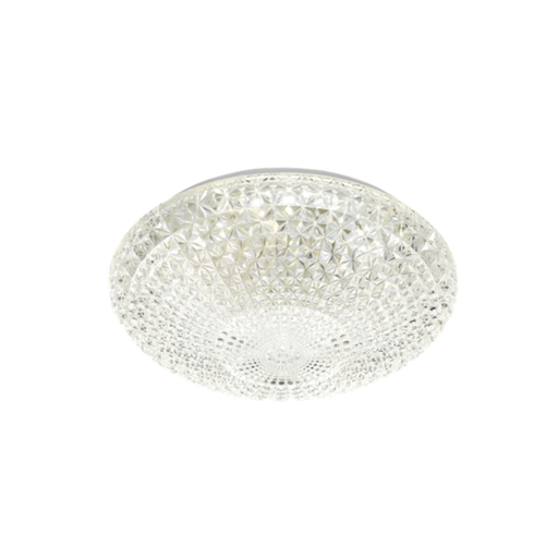 Buy LED Oyster Lights Australia Lilac LED Oyster Light  18W Clear Plastic TRI Colour - LILAC OY28-3C