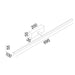Buy Bathroom Vanity Lights Australia Linal Bathroom Vanity Light W695mm Black Aluminium 3CCT - LINEAL2L