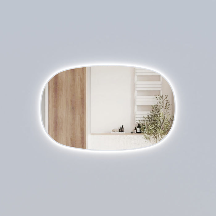 Valmont Horizontal 1100mm LED Mirror Matte White - LMVAL-1100-MW