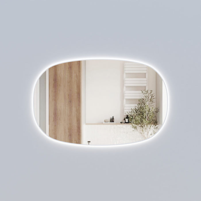 Valmont Horizontal 1400mm LED Mirror Matte White - LMVAL-1400-MW