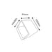 Buy Wall Sconce Australia LONDON LED Interior Wall Light White 6W 3000K - LONDON