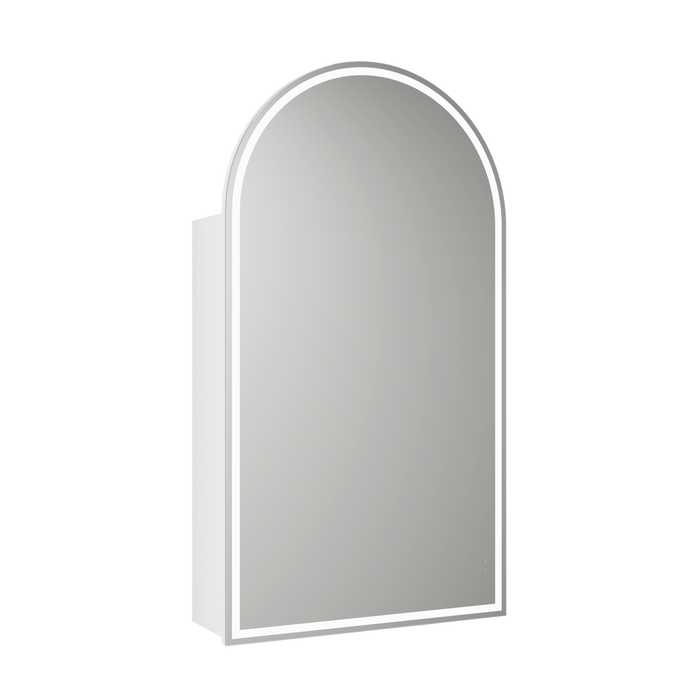 Canterbury LED Shaving Cabinet 3CCT Matte White With Frameless - LSCCAN-500-MW