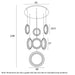 Buy Cluster Pendants Australia LUNA Cluster Pendant 7 Lights Chrome 3CCT - LUNA PE7-CH3C