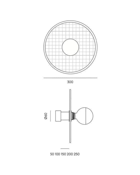 Lass Wall Light Chrome - ARO.A1053/5/CHR+1225/30