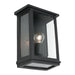 Buy Exterior Wall Lights Australia Madrid 1 Light Exterior Wall Light Large Black - MAD1ELGBLK