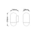Buy Exterior Wall Lights Australia MAGNUM Exterior Surface Mounted Wall Light Black IP44 - MAGNUM2