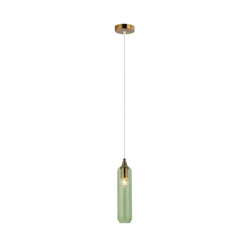Buy Pendant Lights Australia Mange Pendant Light Cylinder Green Glass - MANGA2