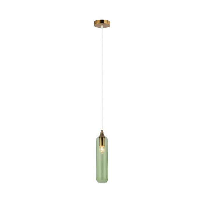 Buy Pendant Lights Australia Mange Pendant Light Cylinder Green Glass - MANGA2