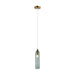 Buy Pendant Lights Australia Mange Pendant Light Cylinder Blue Glass - MANGA3