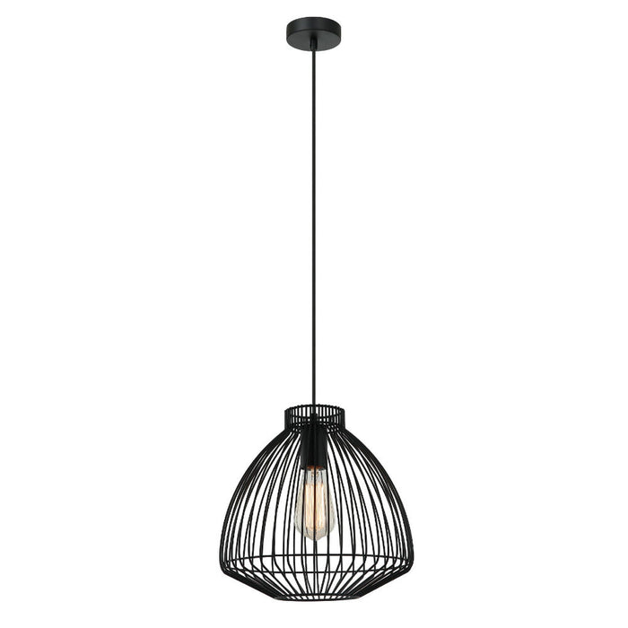 Buy Pendant Lights Australia Manu 1 Light Pendant Black Cone (Concave) - MANU1
