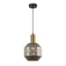 Buy Pendant Lights Australia Interior Glass Jar With Quadrilateral Segment 1 Light Pendant Matt Gold - MARACA5