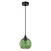 Buy Pendant Lights Australia Marbre 1 Light Pendant Green Wine Glass Wavy Glass- MARBRE2
