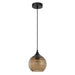 Buy Pendant Lights Australia Marbre 1 Light Pendant Amber Wine Glass Wavy Glass- MARBRE3