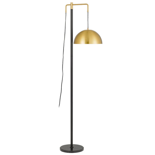 Buy Floor Lamps Australia Marthos 1 Light Floor Lamp Black & Antique Gold - MARTHOS FL-BKAG