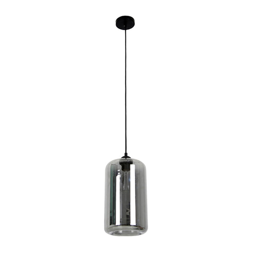 Buy Pendant Lights Australia MASON 1 Light Pendant With Smoked Oblong Glass - MASON3