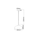 Buy Pendant Lights Australia MASON 1 Light Pendant With Smoked Oval Glass - MASON9