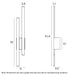Buy Exterior Wall Lights Australia MASTO Exterior Wall 2 Lights Black - MASTO WB2-BK83