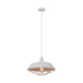 Buy Pendant Lights Australia MATRIX Iron Dome & Cage 1 Light Pendant White - MATRIX-W