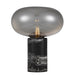 Buy Table Lamps Australia Maximo 1 Light Table Lamp Black & Smoke - MAXIMO TL-BKSM