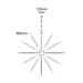 Buy Pendant Lights Australia MAZZA Weathered Zinc Hardware And Natural Rope 8 Light Pendant - MAZZA
